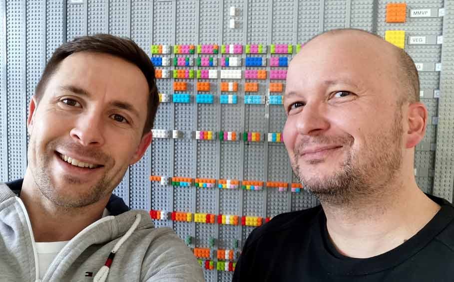 Stefan Sorge und Jan Bager, die beiden sympathischenGeschäftsführer von WEBTEAM LEIPZIG GmbH