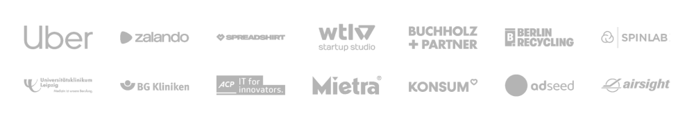 Banner, das einige Kunden zeigt, die das Coaching von Janett Dudda in Anspruch genommen haben